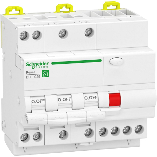 Resi9 - disjoncteur différentiel - 3P+N - 16A - 30mA - courbe C - type Asi-R9PDCS16-3606481273956-SCHNEIDER ELECTRIC FRANCE