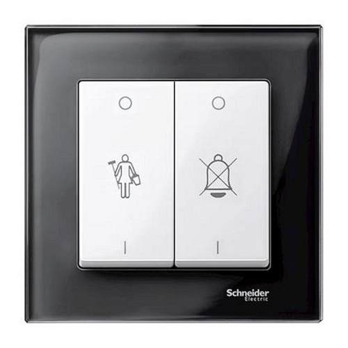 Merten M-Plan - plaque de finition - 1 poste - verre noir-MTN404103-3606485111407-SCHNEIDER ELECTRIC FRANCE