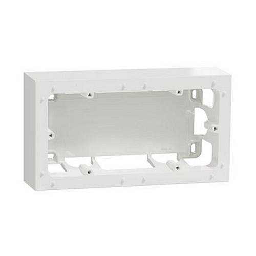 Odace Styl, boîte pour montage en saillie Blanc, 2 postes entraxe 71mm-S520764-3606480318498-SCHNEIDER ELECTRIC FRANCE