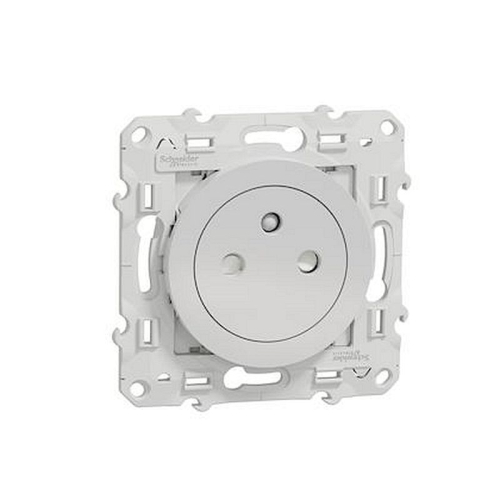 Odace - prise de courant 2P+T affleurante - Alu - connexion rapide-S530052-3606481465801-SCHNEIDER ELECTRIC FRANCE