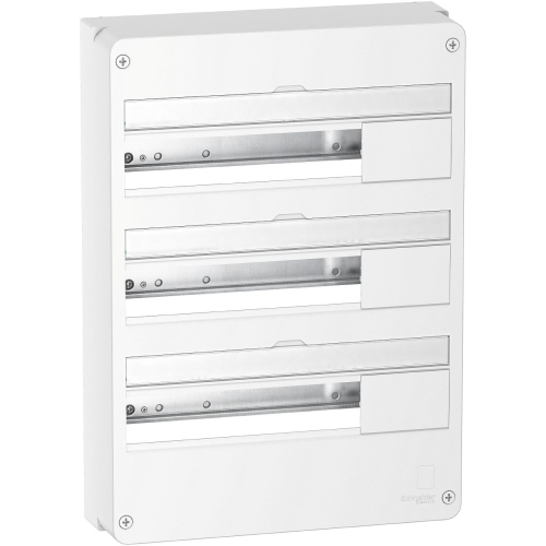 Resi9 - Coffret en saillie Blanc (RAL 9003)- 3 rangées de 18 modules-R9H18403-3606480927973-SCHNEIDER ELECTRIC FRANCE