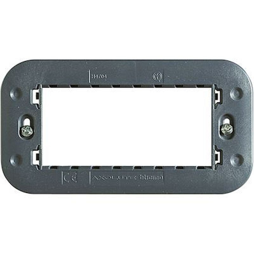 Support de fixation à vis pour plaques Axolute 4 modules-H4704-8012199740461-BTICINO