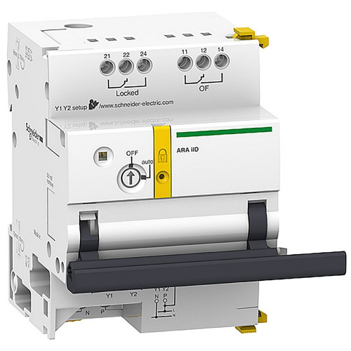 Acti9, ARA iID automatisme de réarmement pour inter différentiel 4P 230VCA 50Hz-A9C70344-3606480675683-SCHNEIDER ELECTRIC FRANCE