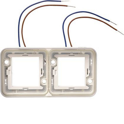 cubyko collerette double lumineuse à LED blanches 230V horizontale-WNA710-3250617177108-HAGER