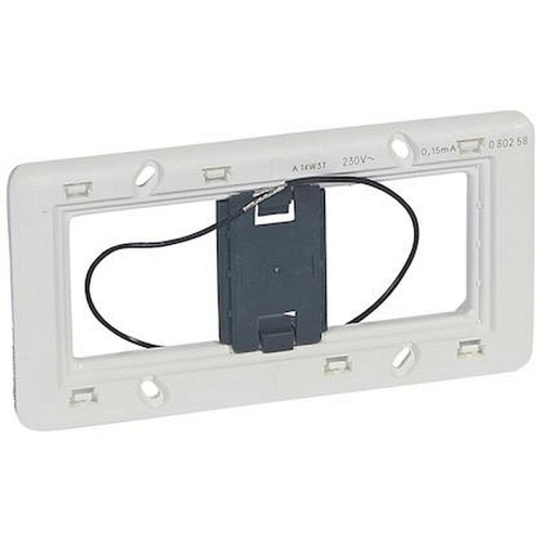 Support lumineux 0,03W pour mécanisme Mosaic - 4/5mod ou 2x2 modules horizontal-080258-3245060802585-LEGRAND