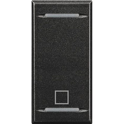 Manette Axolute symbole STOP 1 module - Anthracite-HS4915AE-8005543469460-BTICINO