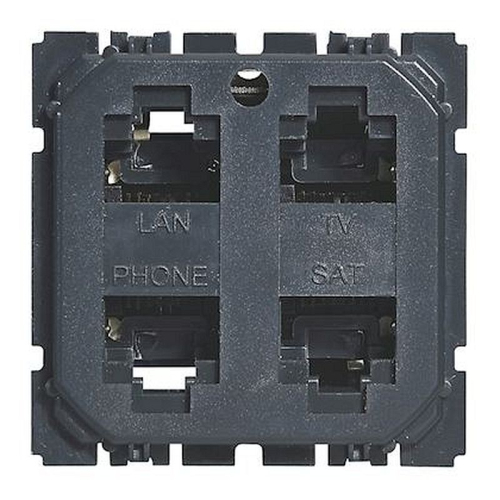 Prise quadruple RJ45 STP multimédia Céliane réseau Optimum auto-067394-3414970345295-LEGRAND