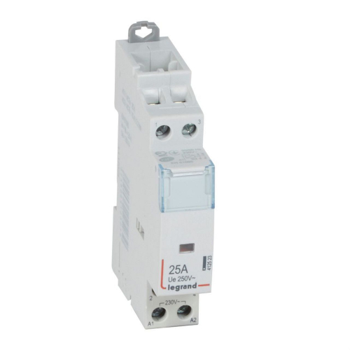 Contacteur de puissance bobine 230V~ - 2P - 250V~~ - 25 A - 2 F - 1 module-412523-3245064125239-LEGRAND