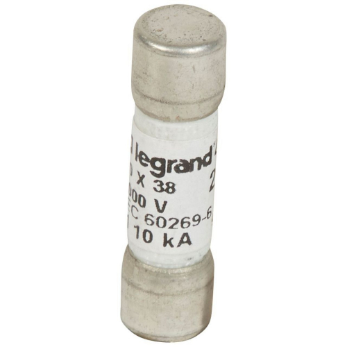 Fusible cylindrique 1000V= 10x38mm gPV pour application photovoltaïque - 20A-414630-3245064146302-LEGRAND