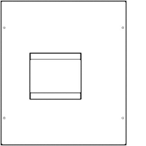 Kit d'équipement isolant pour BM sans dif h400-630 l250 h400 vertical-UC440H-3250616133105-HAGER