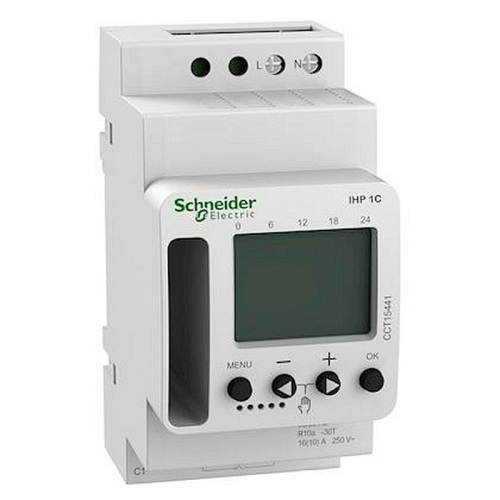 Acti9 IHP - interrupteur horaire programmable - 1 canal-CCT15441-3606489524456-SCHNEIDER ELECTRIC FRANCE