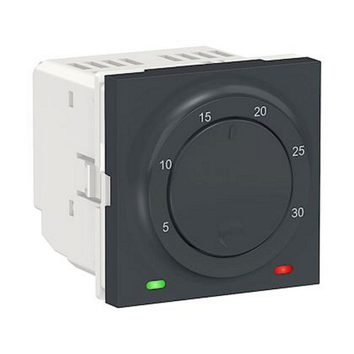 Unica - thermostat chauffage / climatisation - 8A - Anthracite - méca seul-NU350154-3606489517175-SCHNEIDER ELECTRIC FRANCE