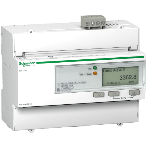 Acti9 iEM - compteur d'énergie tri - 125A - Modbus-A9MEM3350-3606480696411-SCHNEIDER ELECTRIC FRANCE