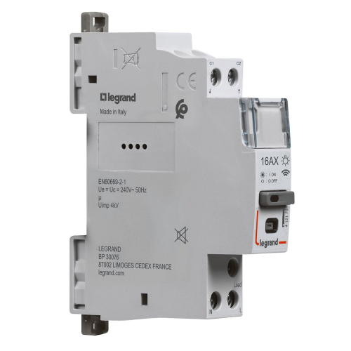 Télérupteur connecté DRIVIA with Netatmo silencieux 1P 16AX 230V~- 1 module-412170-3414971795587-LEGRAND