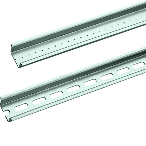 Rail Din symétrique électrozingué bichromaté prof 15mm l 25mm long 2m-A099B-3250610669990-HAGER