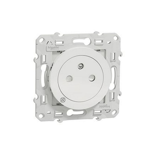 Odace - prise de courant 2P+T affleurante - connexion rapide, Antibacterien-S500052-3606481043832-SCHNEIDER ELECTRIC FRANCE