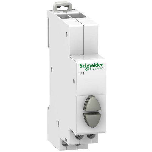 Acti9, iPB bouton-poussoir double 1 NO gris + 1 NO gris 20A 230VCA-A9E18035-3606480088278-SCHNEIDER ELECTRIC FRANCE