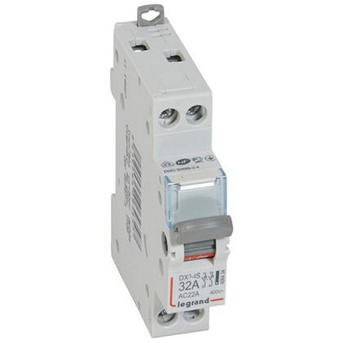 Interrupteur-sectionneur DX³-IS 2P 400V~ - 32A - 1 module-406434-3245064064347-LEGRAND