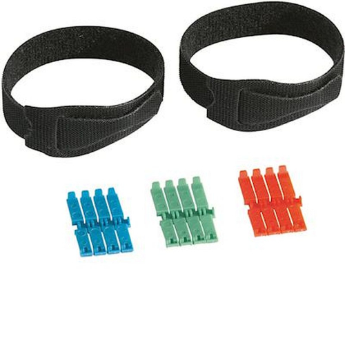 Kit repérage clips couleurs et serre-câbles pour cordons de brassage-TN902-3250615949028-HAGER