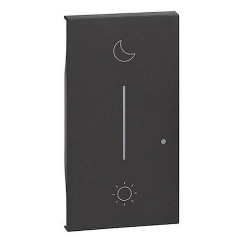 Enjoliveur Living Now with Netatmo pour commande lever/coucher 2 modules - noir-BTKG41M2-8005543619117-BTICINO