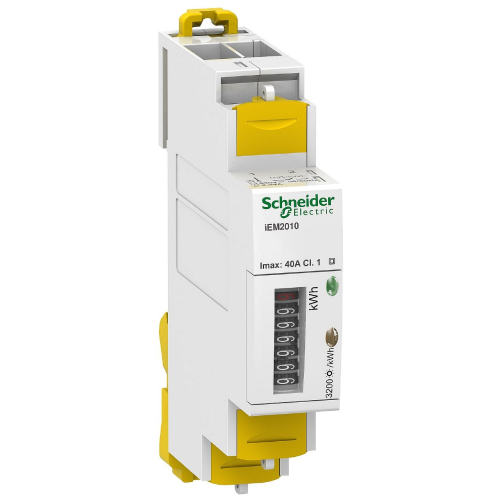 Acti9 iEM - compteur d'énergie mono - 40A - impulsions - MID-A9MEM2010-3606480217418-SCHNEIDER ELECTRIC FRANCE