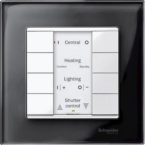 KNX M-Plan - commande multifonction - 8 BP - blanc polaire brillant-MTN617419-3606485099453-SCHNEIDER ELECTRIC FRANCE