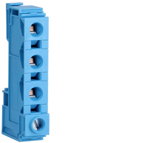 Borne de distribution 125A, 1 phase, 1x35mm² - 3x10mm², bleu-K039-4010330712241-HAGER