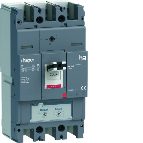 Disjoncteur h3 x630 TM 3x250A 70kA-HEJ250DR-3250613198770-HAGER