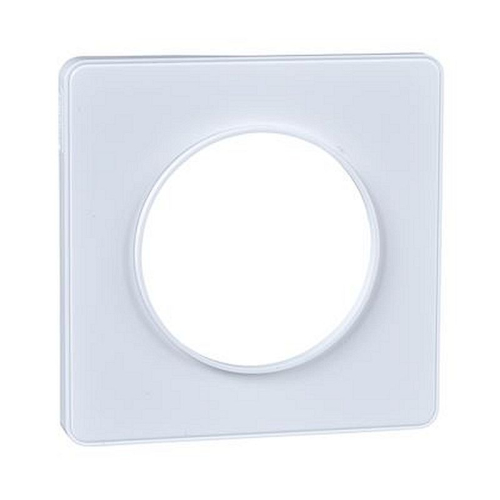 Odace Touch - plaque de finition 1 poste - Blanc RAL9003-S520802-3606480318511-SCHNEIDER ELECTRIC FRANCE