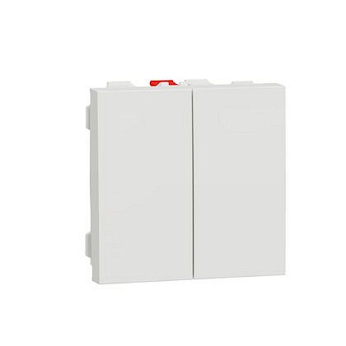 Unica - double va-et-vient - 10A - connexion rapide - 2 mod - Blanc - méca seul-NU321318F-3606489455514-SCHNEIDER ELECTRIC FRANCE