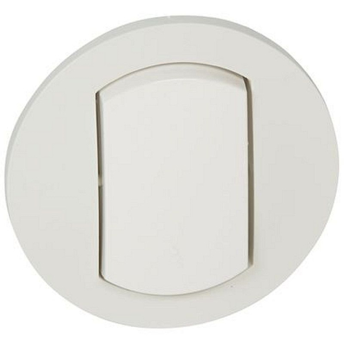 Enjoliveur simple Céliane IP44 pour référence 067001 ou 067031 - Blanc-067801-3245060678012-LEGRAND