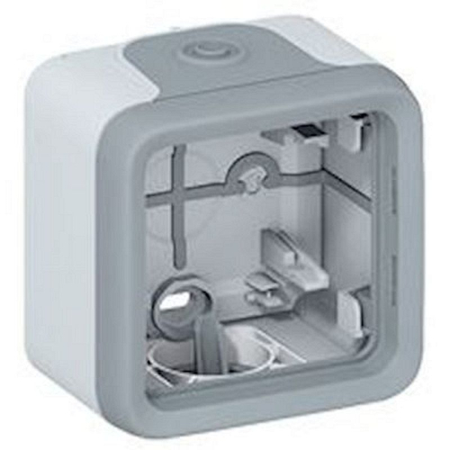 Boîtier à embouts 1 poste pour repiquage facilité Plexo composable IP55 - gris-069655-3245060696559-LEGRAND