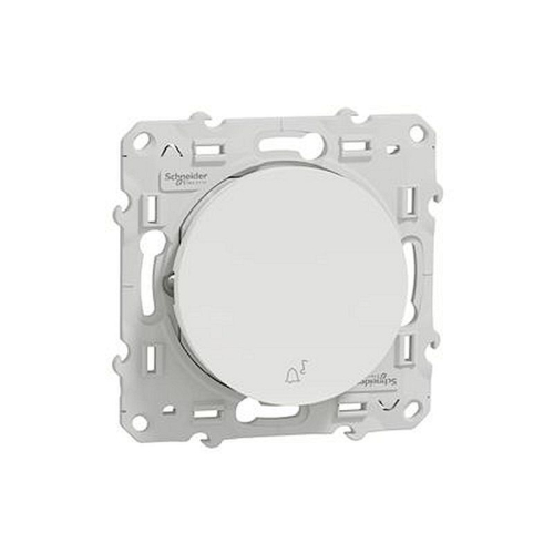 Odace, poussoir Blanc avec symbole carillon, à vis-S520246-3606480318115-SCHNEIDER ELECTRIC FRANCE