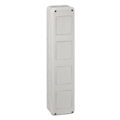 Kaedra - coffret interface - 138 x 610 mm - 4 ouvertures-13974-3303430139744-SCHNEIDER ELECTRIC FRANCE