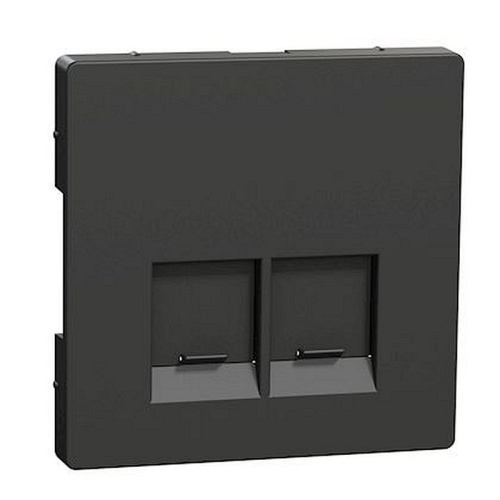 D-Life - enjoliveur pour prise double RJ45 Actassi S-One - anthracite-MTN4572-6034-3606480890369-SCHNEIDER ELECTRIC FRANCE