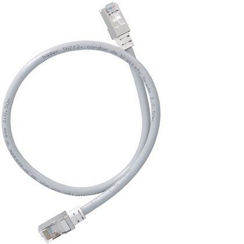 Cordon de brassage RJ45/RJ45 Grade 3 longueur 0.50m-TN712-3250615947123-HAGER