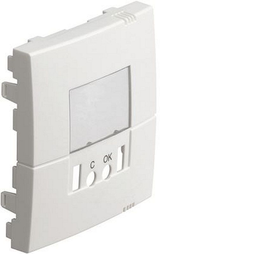 Kallysta Enjoliveur pour thermostat programmable Blanc Névé-WK793B-3250617079303-HAGER