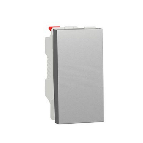 Unica - bouton-poussoir NO - 10A - connex rapide - 1 mod - Alu - méca seul-NU310630-3606489454869-SCHNEIDER ELECTRIC FRANCE