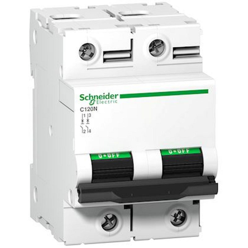 Disjoncteur C120N 2P 100 A, courbe C, 10 kA-A9N18362-3606480379369-SCHNEIDER ELECTRIC FRANCE