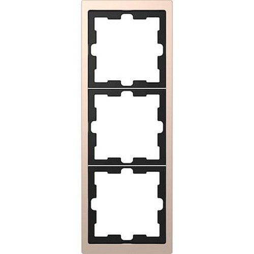 D-Life - cadre de finition - métal - champagne - 3 postes-MTN4030-6551-3606480890840-SCHNEIDER ELECTRIC FRANCE