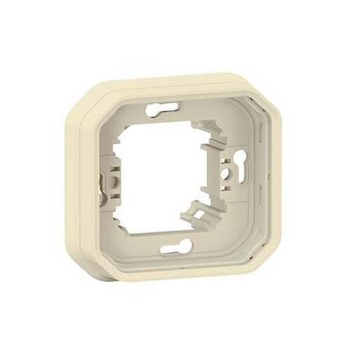 Support plaque encastré 1 poste Plexo sable-069890L-3414971904491-LEGRAND