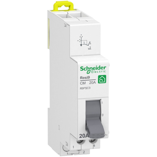 Resi9 - commutateur 3 positions - 1OF - 20A - 250VCA-R9PSC3-3606481166395-SCHNEIDER ELECTRIC FRANCE