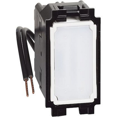 Permutateur lumineux ou témoin avec LED bleue 10A Living Now - 1 module-BTK4004LB-8005543631195-BTICINO