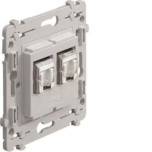 kallysta prise RJ45 double - catégorie 5e FTP pour Grade 1-WK215-3250617062152-HAGER