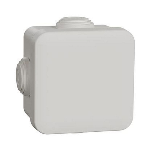 Mureva Box - boite de dérivation avec embouts - 65x65x45 - IP55 - blanc polaire-IMT05022-3606480986345-SCHNEIDER ELECTRIC FRANCE