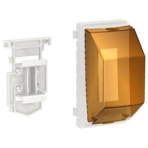 Unica - accessoire rail DIN - 1 ou 2 mod de 18mm - pour poteau OptiLine-NU9800-3606489459055-SCHNEIDER ELECTRIC FRANCE