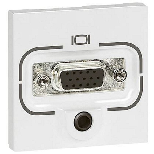 Prise HD 15 femelle + Jack 3,5mm à visser Mosaic 2 modules - blanc-078774-3245060787745-LEGRAND