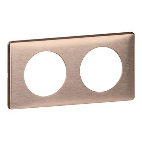 Plaque Céliane Métal 2 postes - finition Copper-068992-3414970450180-LEGRAND