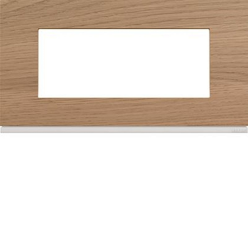 Plaque gallery 5 modules entraxe 71mm matiere oak wood-WXP4705-3250617197908-HAGER