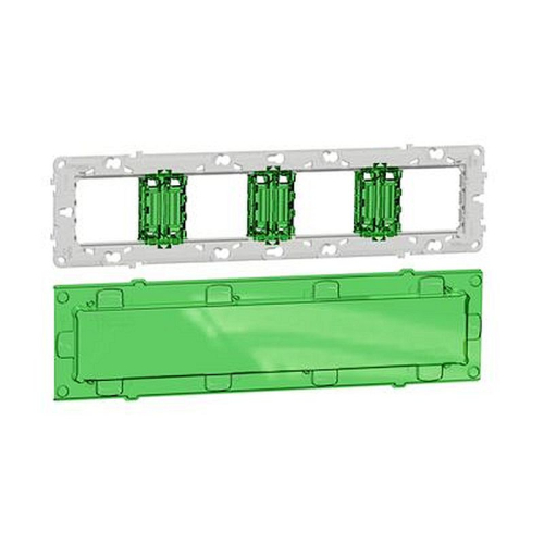 Unica - support de fixation 10 mod / 4 postes + protection de chantier - zamac-NU7008C-3606489458263-SCHNEIDER ELECTRIC FRANCE